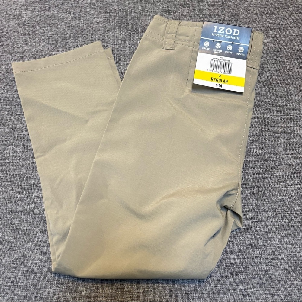 IZOD Performance Little Boys Straight Flat Front Pant